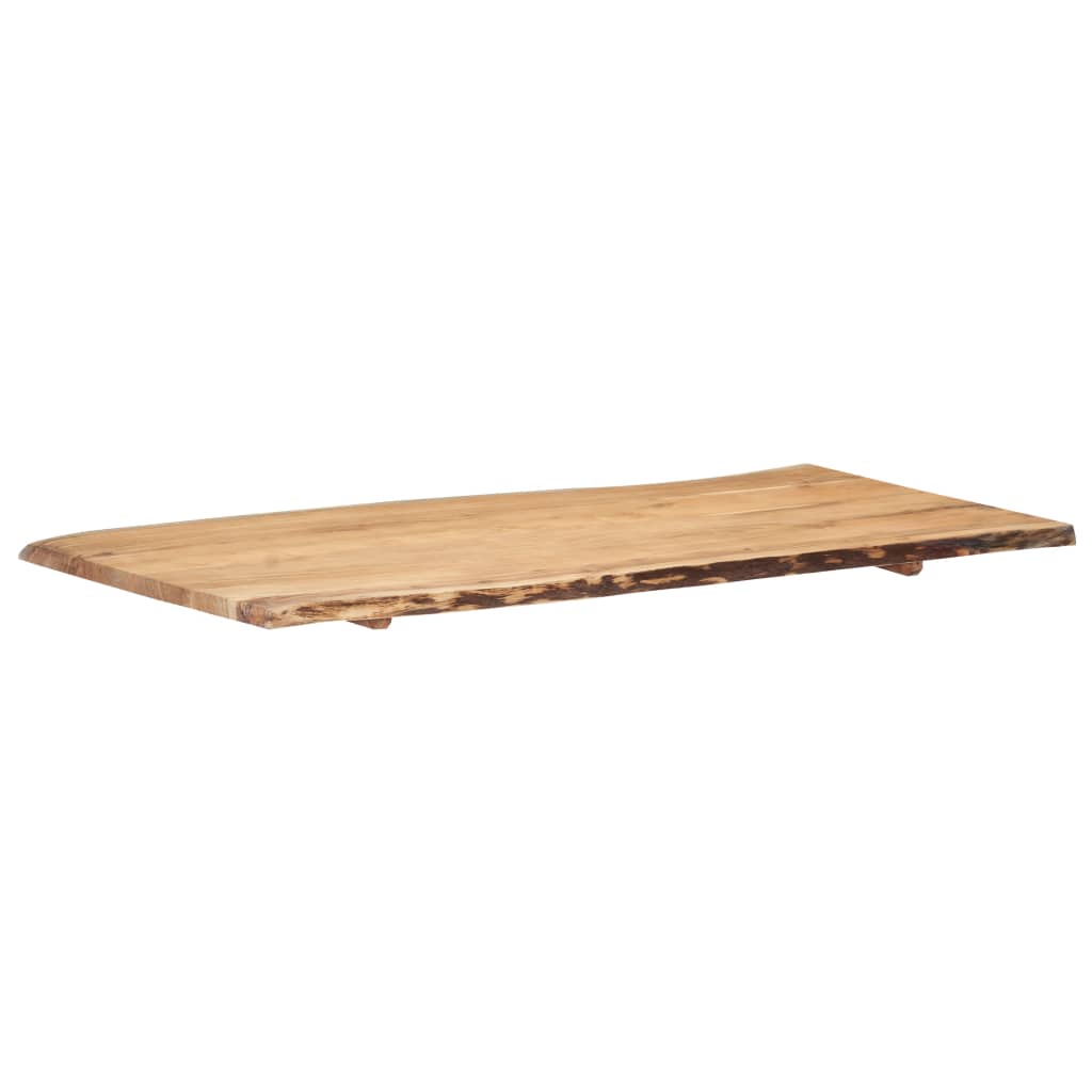 Bordplate heltre akasie 118x(50-60)x2,5 cm