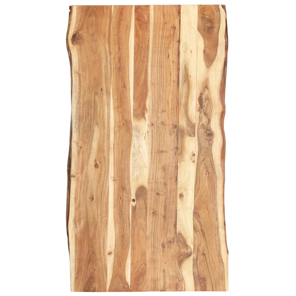 Bordplate heltre akasie 118x(50-60)x3,8 cm