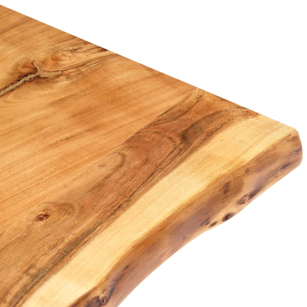 Bordplate heltre akasie 118x(50-60)x3,8 cm