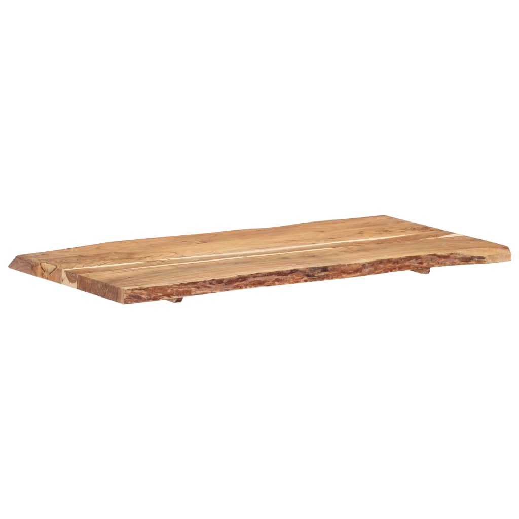 Bordplate heltre akasie 118x(50-60)x3,8 cm