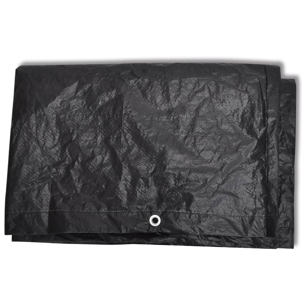 Hagemøbeltrekk 2stk 6 personer polyrotting 8 maljer 172x113cm