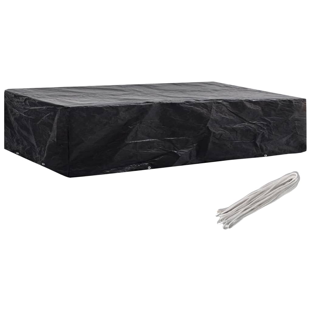 Solsengtrekk for hage 2 stk 8 maljer 218x77x55 cm