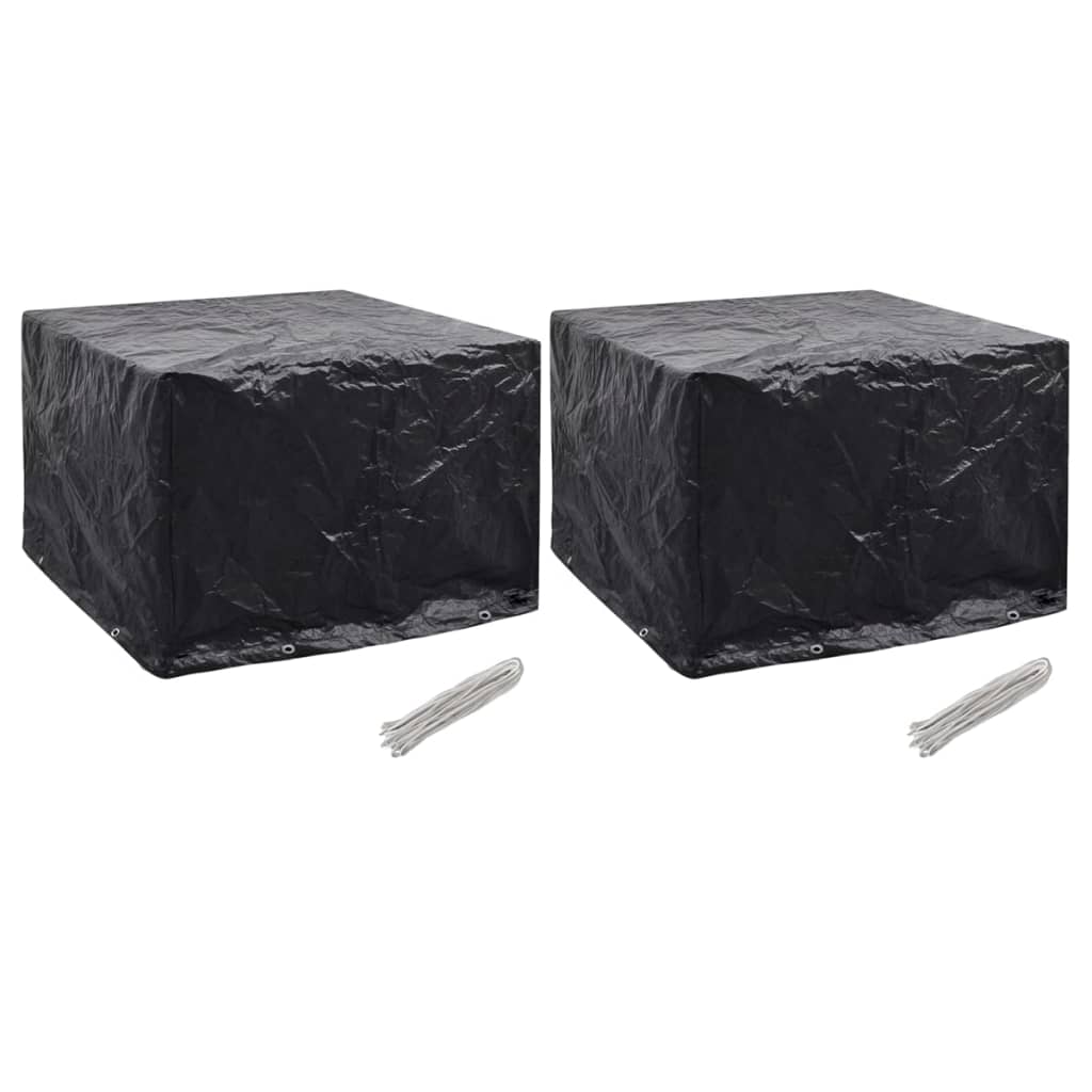 Hagemøbeltrekk 2 stk 8 maljer 122x112x98