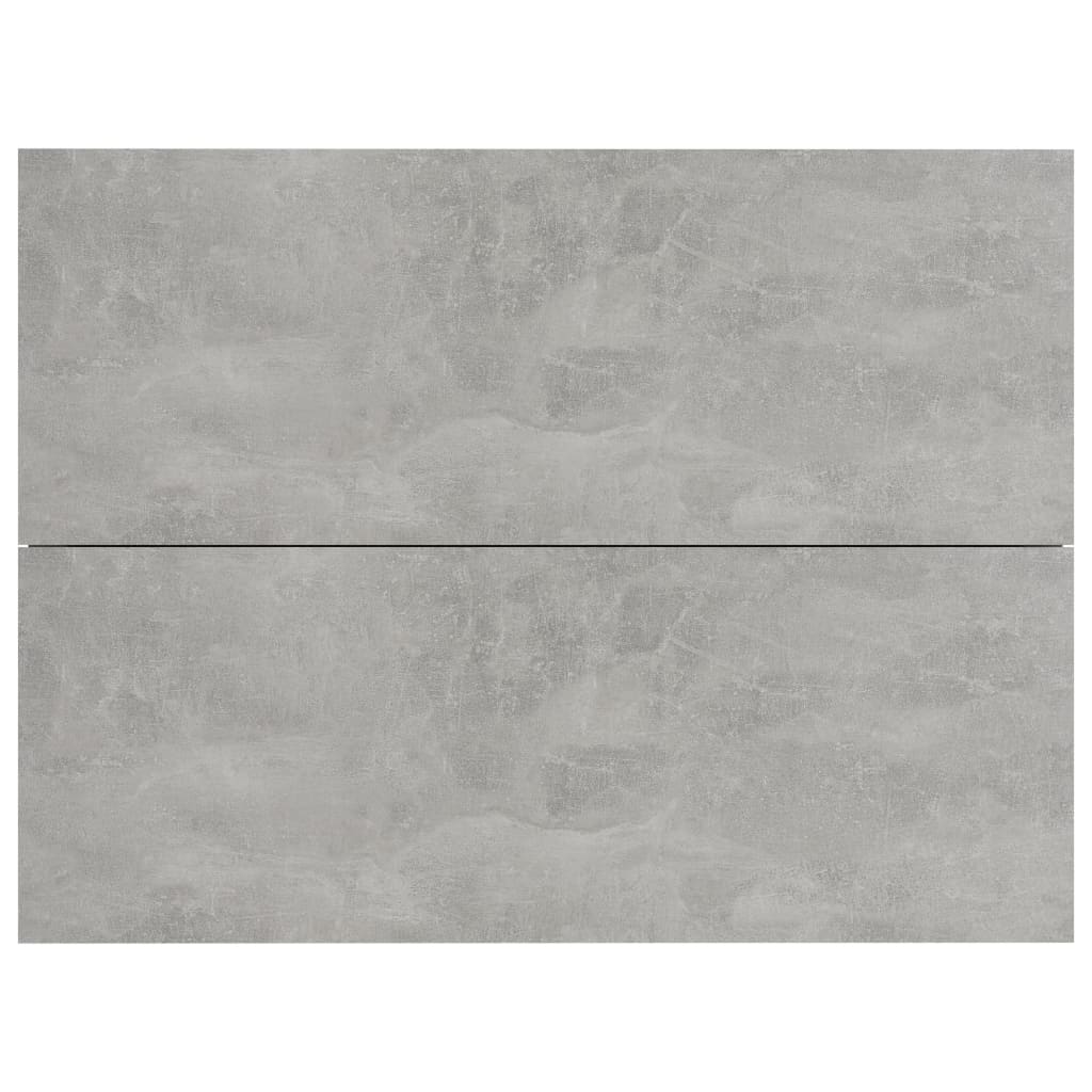 Nattbord 2 stk betonggrå 40x30x30 cm sponplate