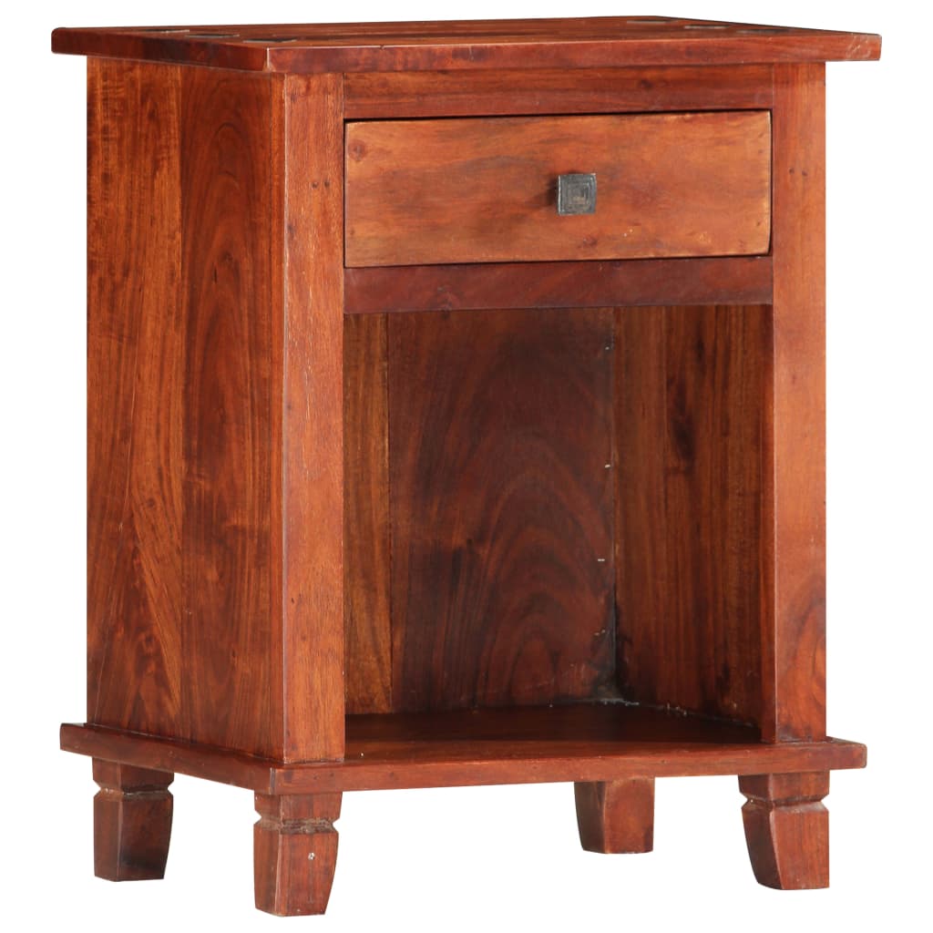 Nattbord 40x30x50 cm heltre akasie