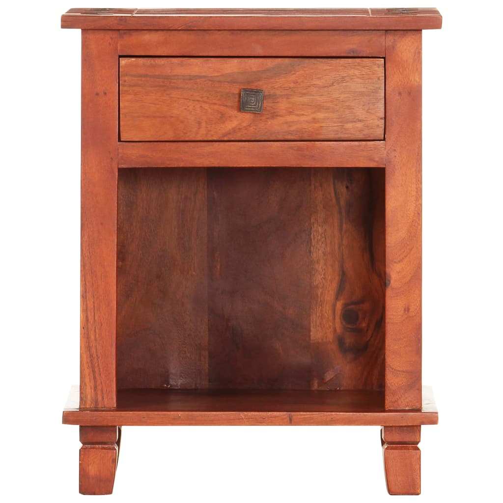 Nattbord 40x30x50 cm heltre akasie