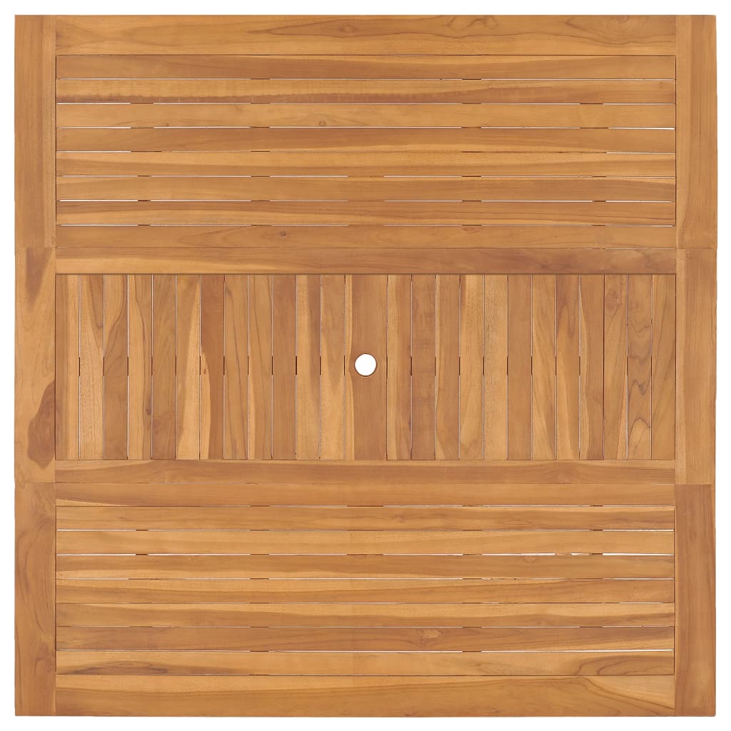 Hagebord 150x150x76 cm heltre teak