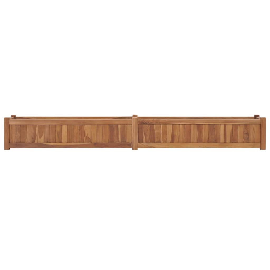 Høybed 200x30x25 cm heltre teak