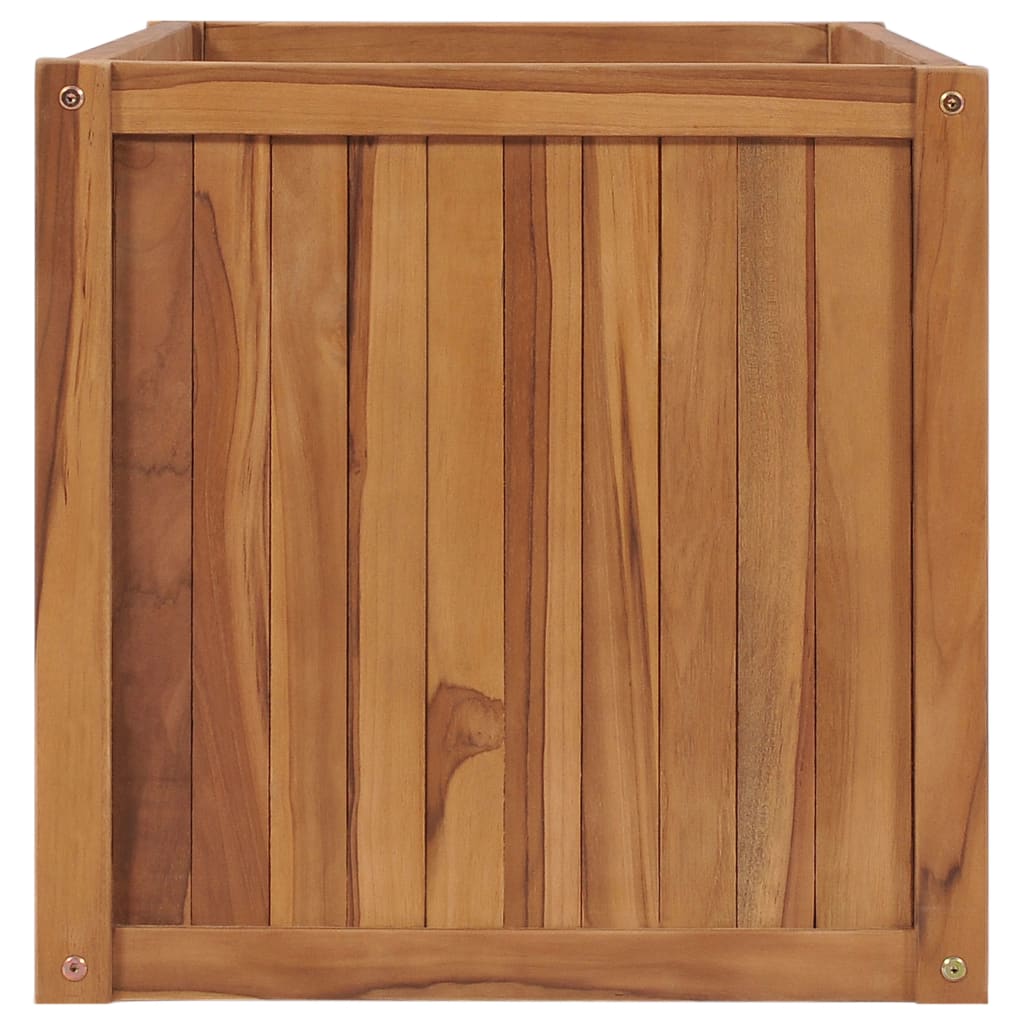 Høybed 100x50x50 cm heltre teak