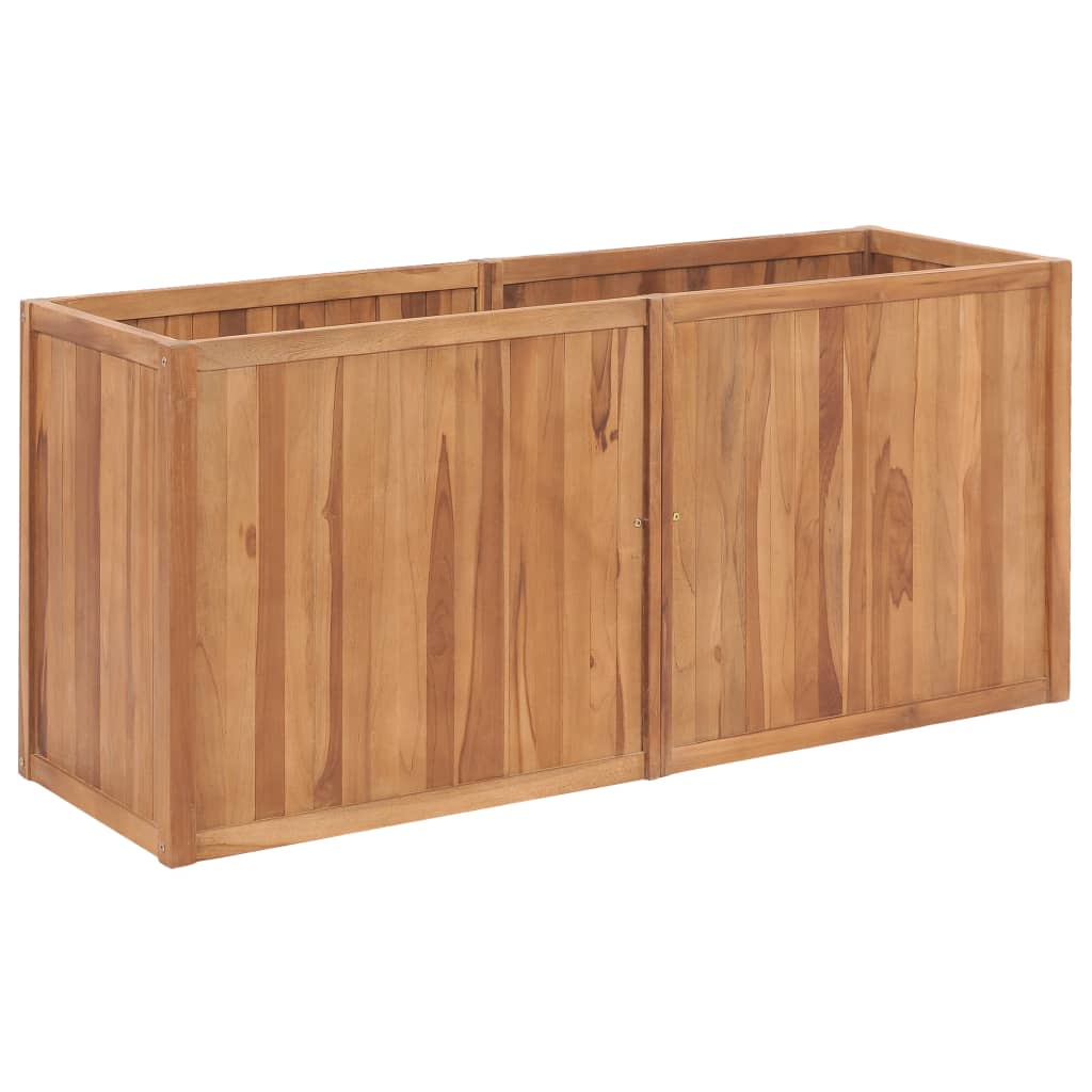 Høybed 150x50x70 cm heltre teak