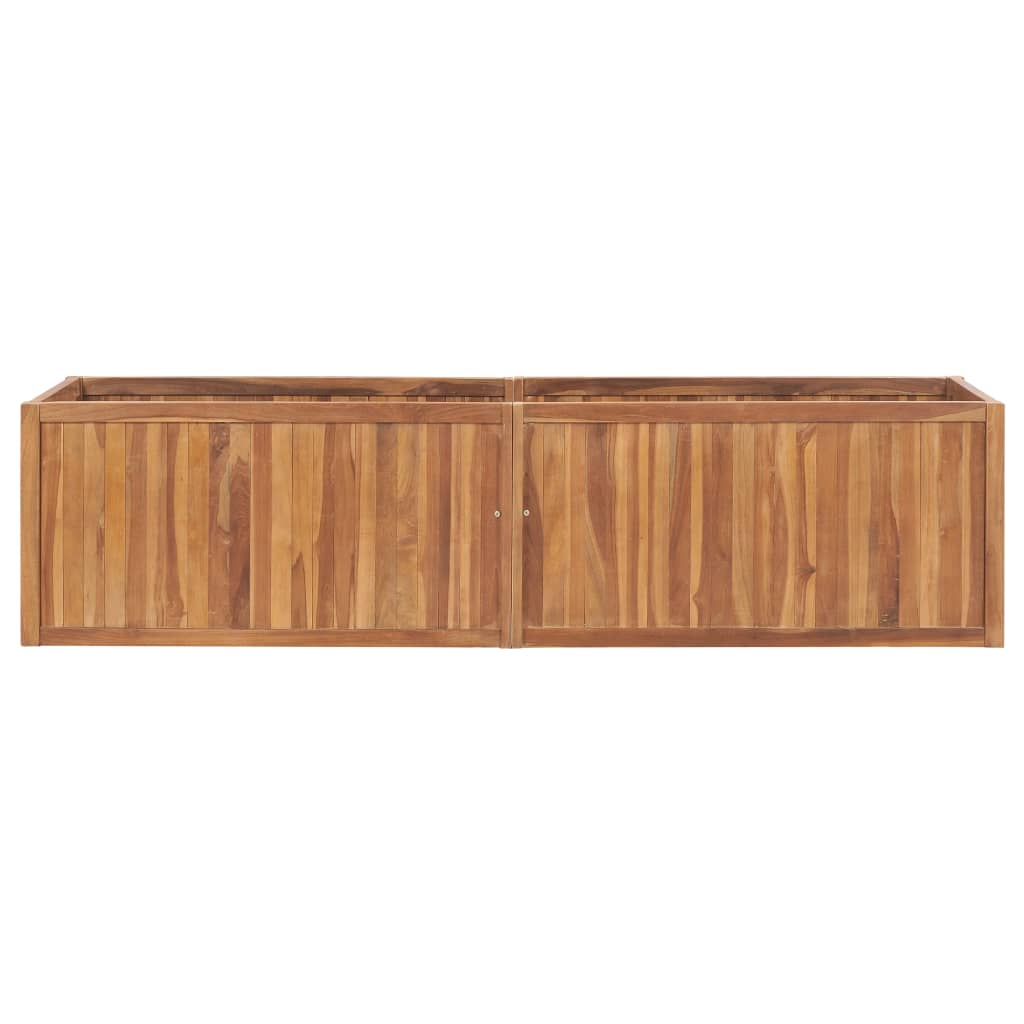Høybed 200x50x50 cm heltre teak