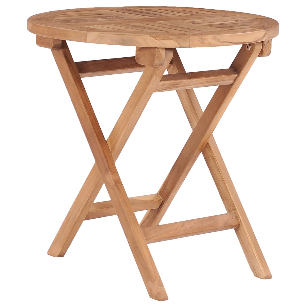 Sammenleggbart hagebord 45 cm heltre teak