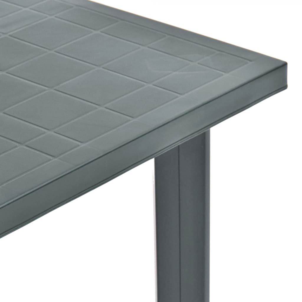 Hagebord grønn 80x75x72 cm plast
