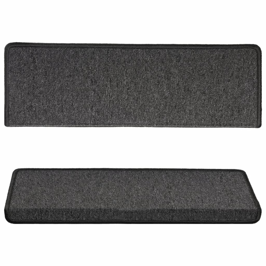 Trappetrinnstepper 15 stk 65x21x4 cm antrasitt