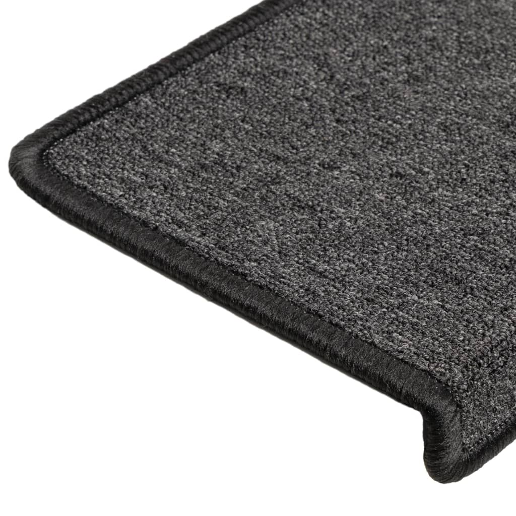 Trappetrinnstepper 15 stk 65x21x4 cm antrasitt