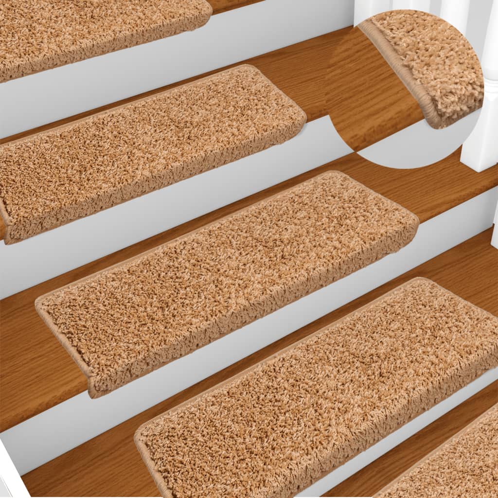 Trappetrinnstepper 15 stk 65x21x4 cm beige