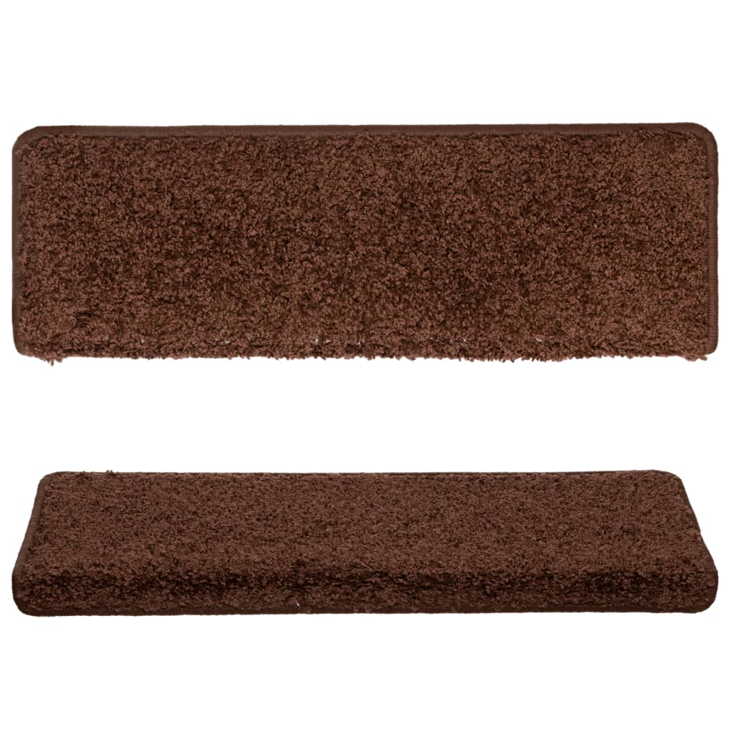 Trappetrinnstepper 15 stk 65x21x4 cm brun