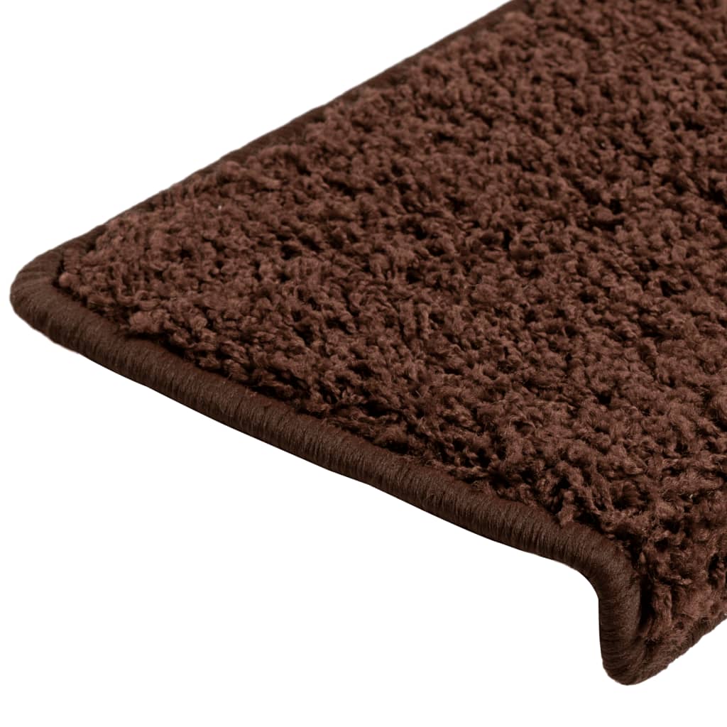 Trappetrinnstepper 15 stk 65x21x4 cm brun