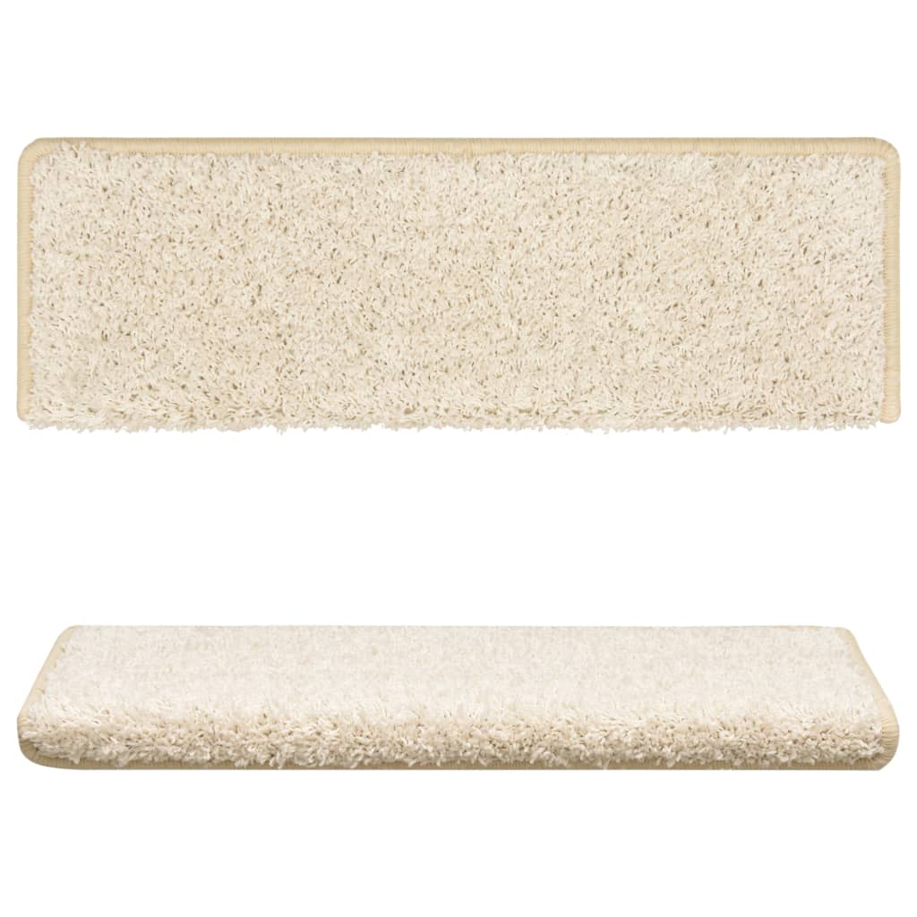 Trappetrinnstepper 15 stk 65x21x4 cm hvit