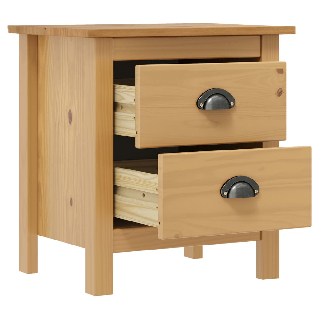Nattbord Hill 46x35x49,5 cm heltre furu