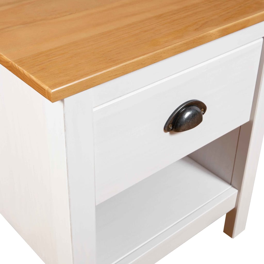 Nattbord 2 stk Hill 46x35x49,5 cm heltre furu