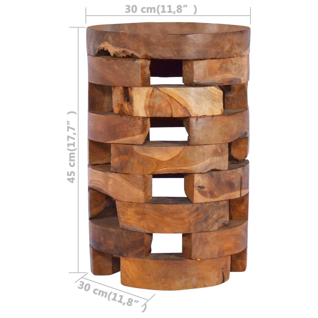 Nattbord 30x30x45 cm heltre teak