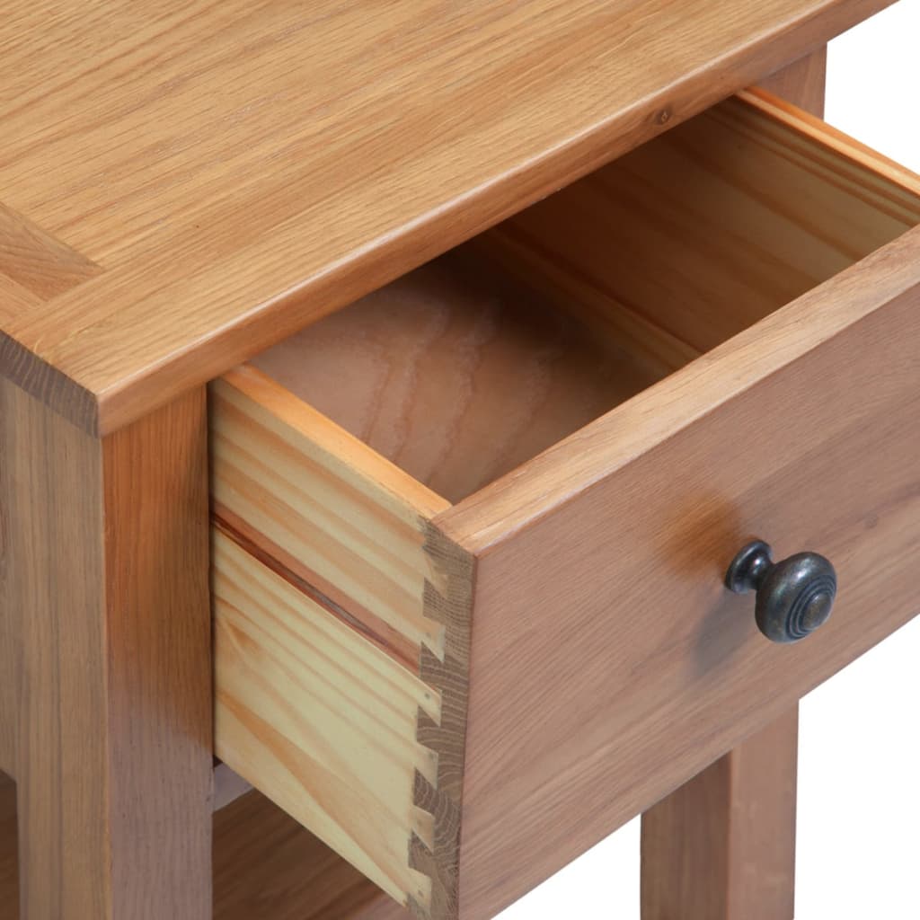 Nattbord 2 stk 36x30x47 cm heltre eik