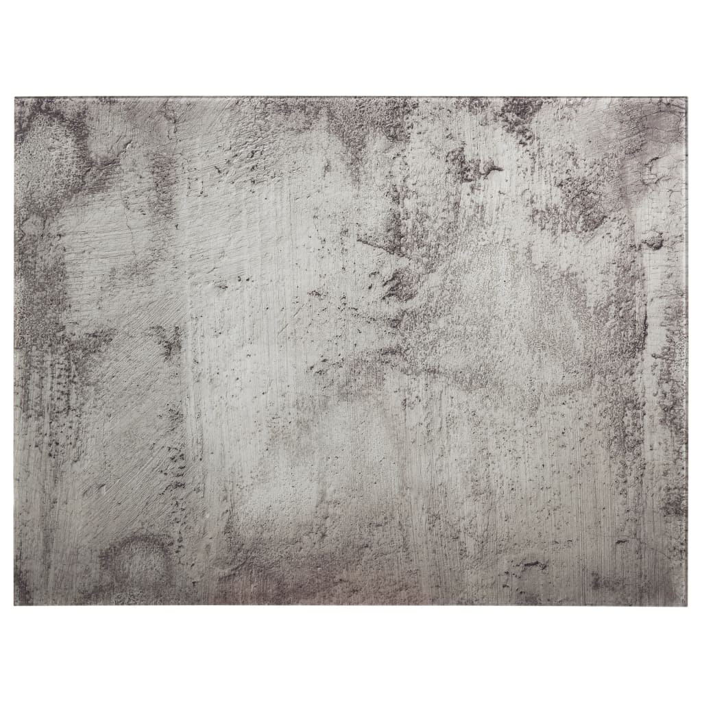 Veggmontert magnetisk tavle glass 80x60 cm