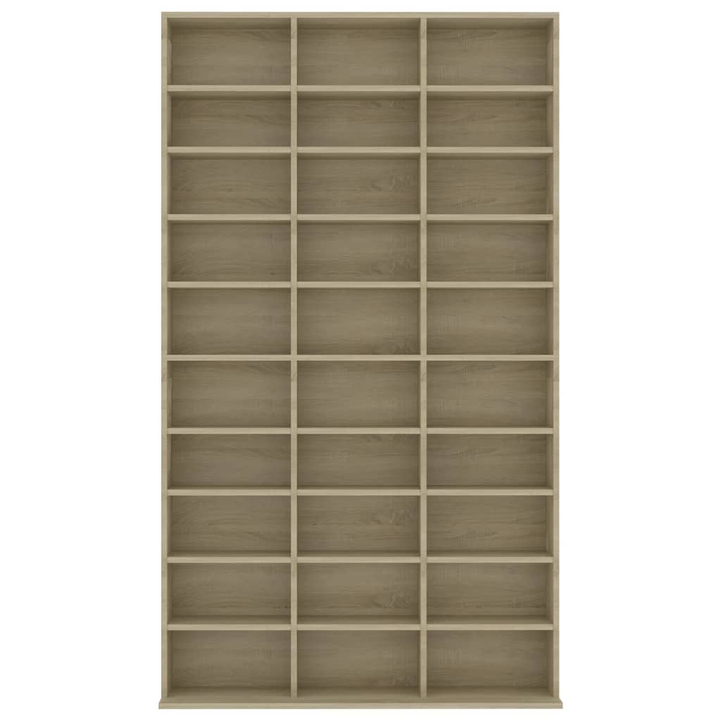 CD-skap sonoma eik 102x16x177,5 cm sponplate