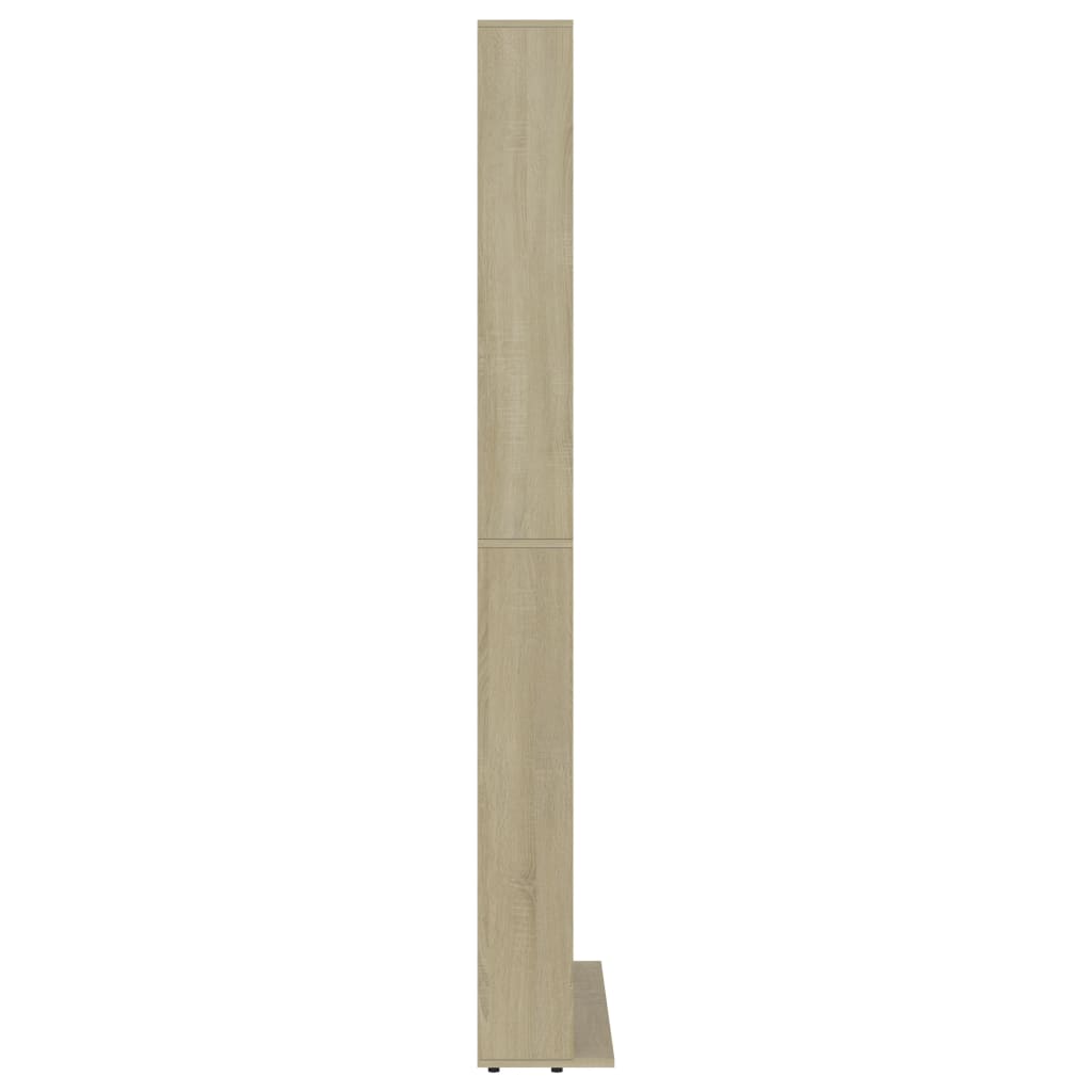 CD-skap sonoma eik 102x16x177,5 cm sponplate