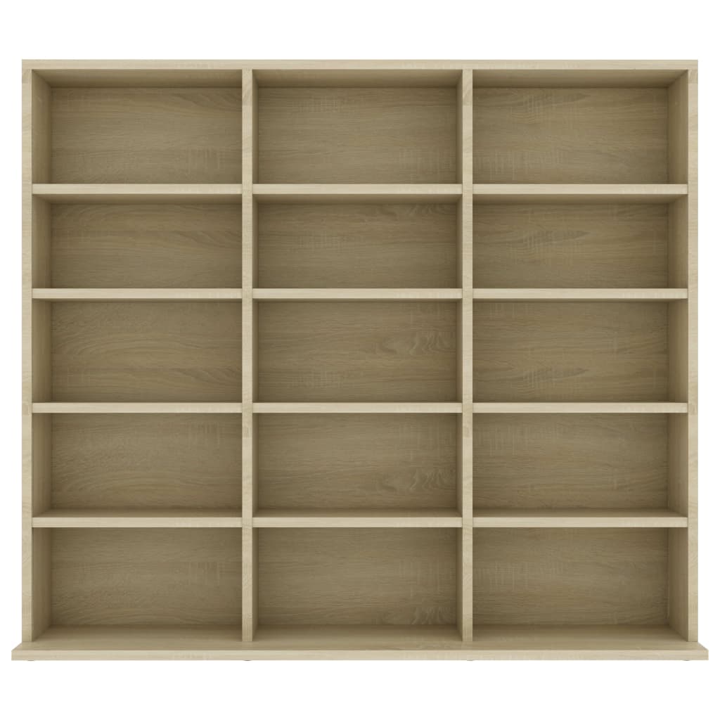 CD-skap sonoma eik 102x23x89,5 cm sponplate