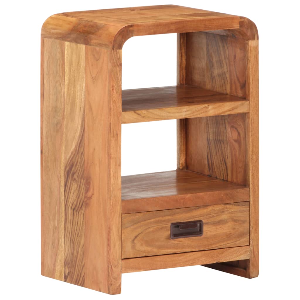 Nattbord 40x30x60 cm heltre akasie med honningfinish