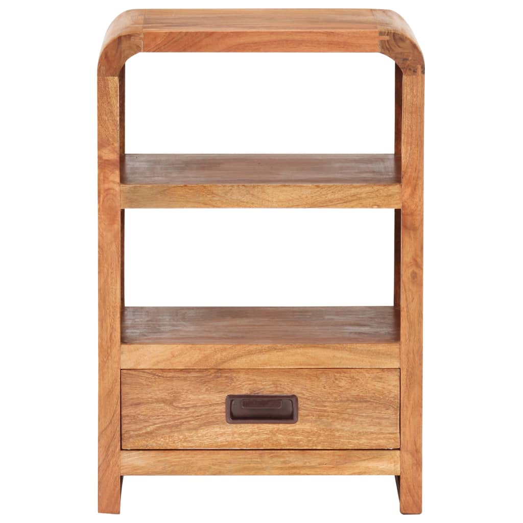 Nattbord 40x30x60 cm heltre akasie med honningfinish