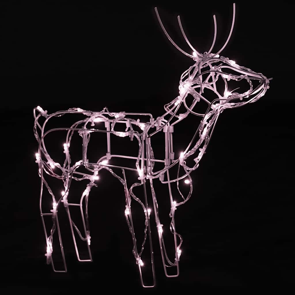 Julelysdekorasjon reinsdyr 3 deler 229 LEDs