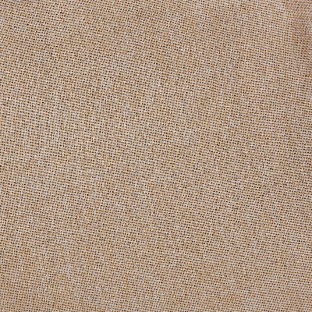 Lystette gardiner kroker og lin-design 2 stk beige 140x245 cm