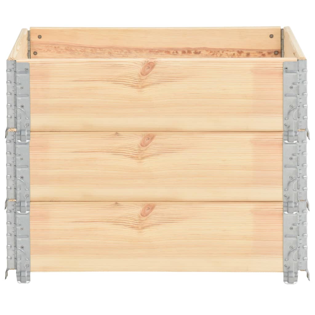 Høybed 3 stk 60x80 cm heltre furu