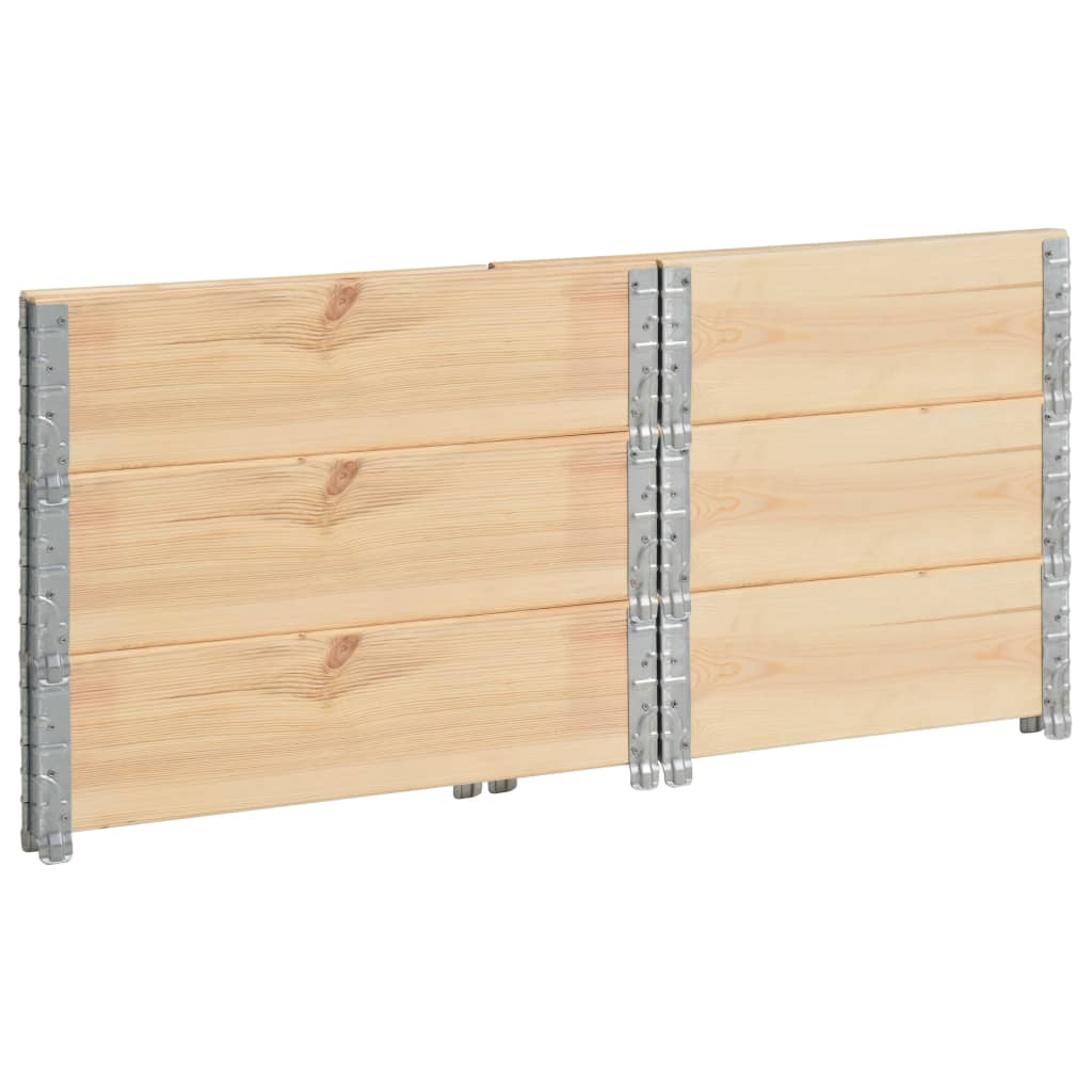 Høybed 3 stk 60x80 cm heltre furu