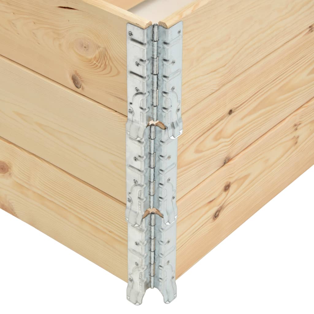 Høybed 3 stk 60x80 cm heltre furu