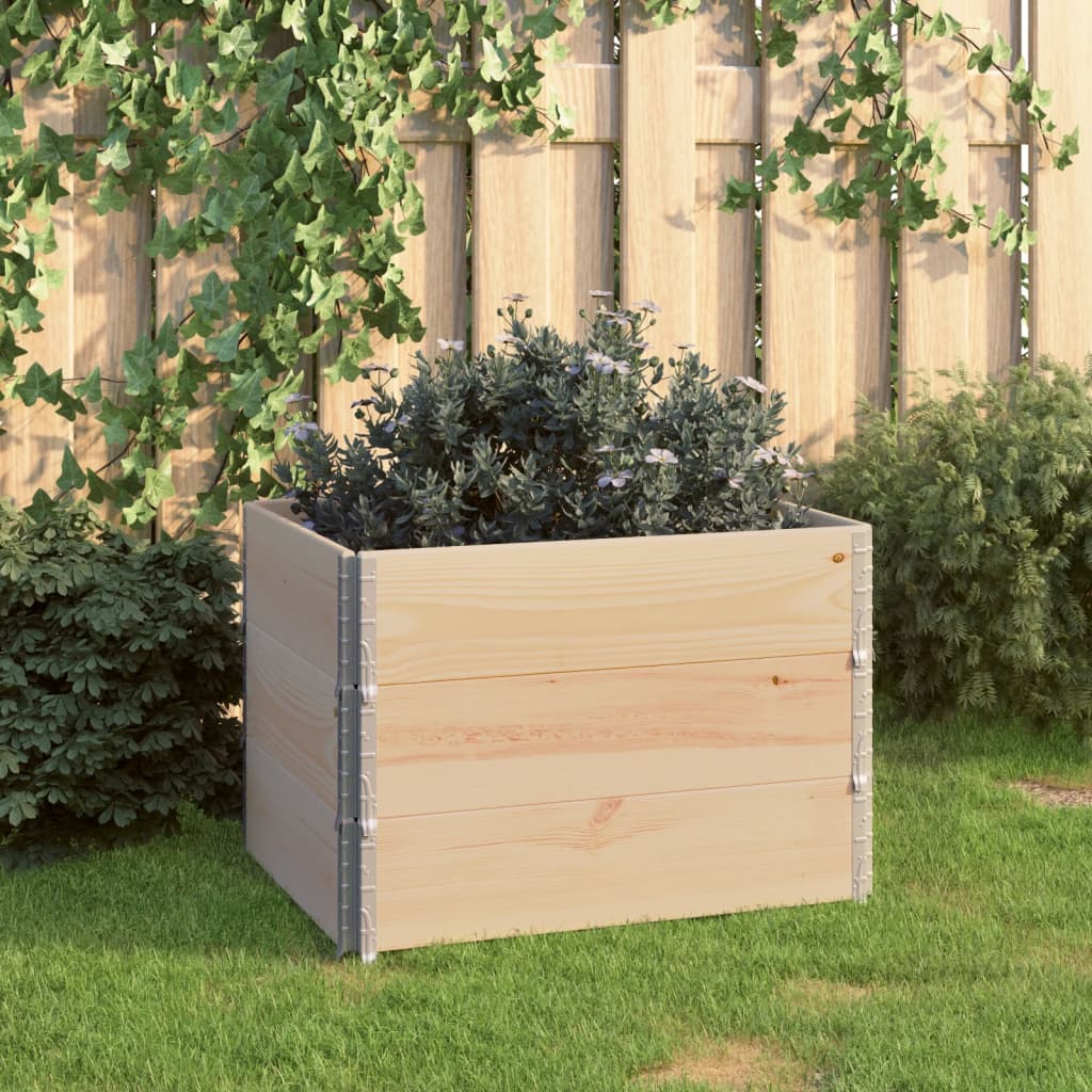 Høybed 3 stk 60x80 cm heltre furu