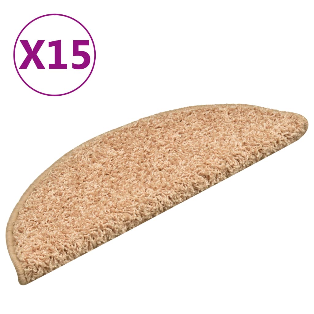 Trappetrinnstepper 15 stk gull 56x17x3 cm