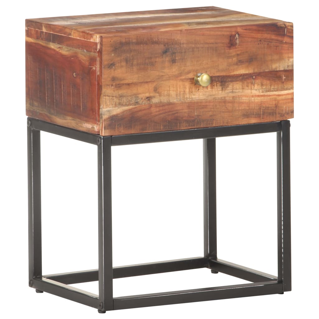 Nattbord 40x30x50 cm grovt akasietre