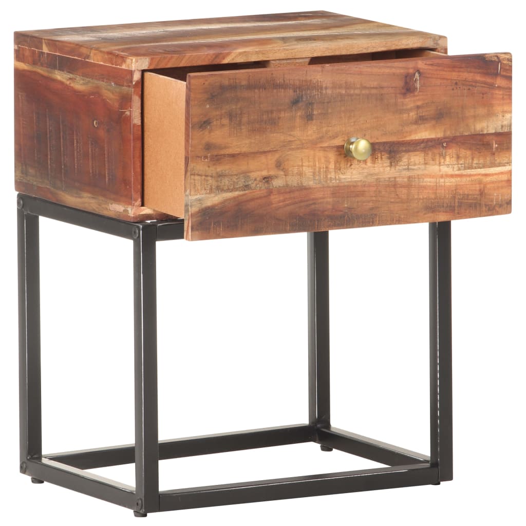 Nattbord 40x30x50 cm grovt akasietre