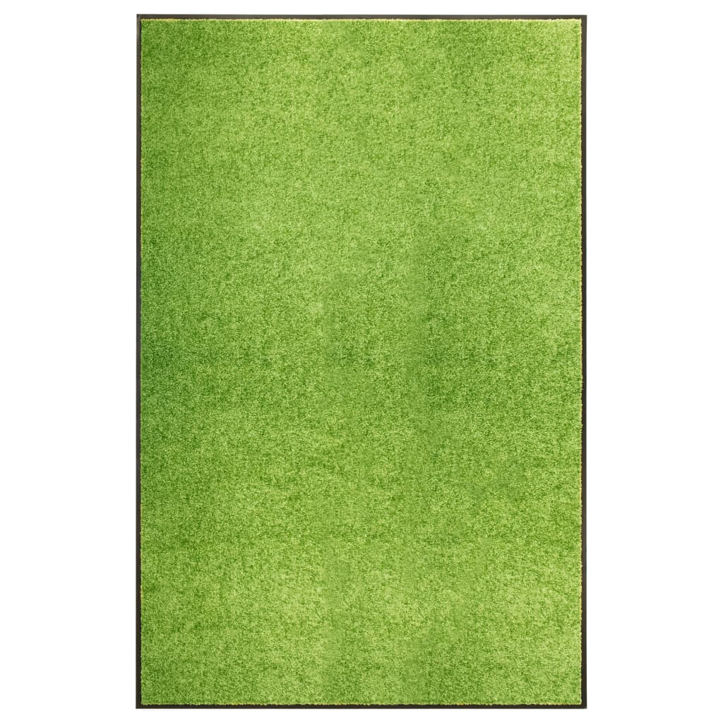 Dørmatte vaskbar grønn 120x180 cm