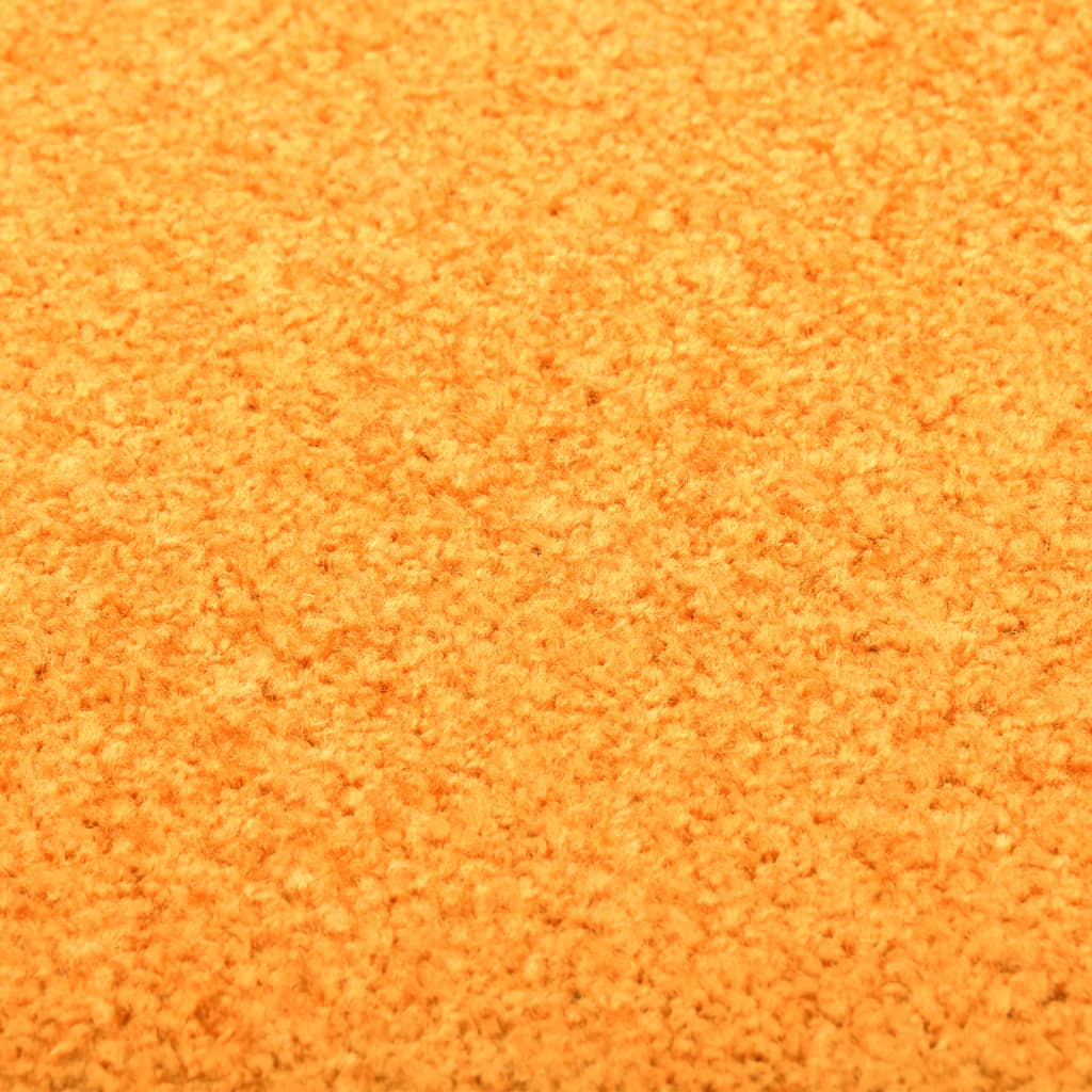 Dørmatte vaskbar oransje 40x60 cm