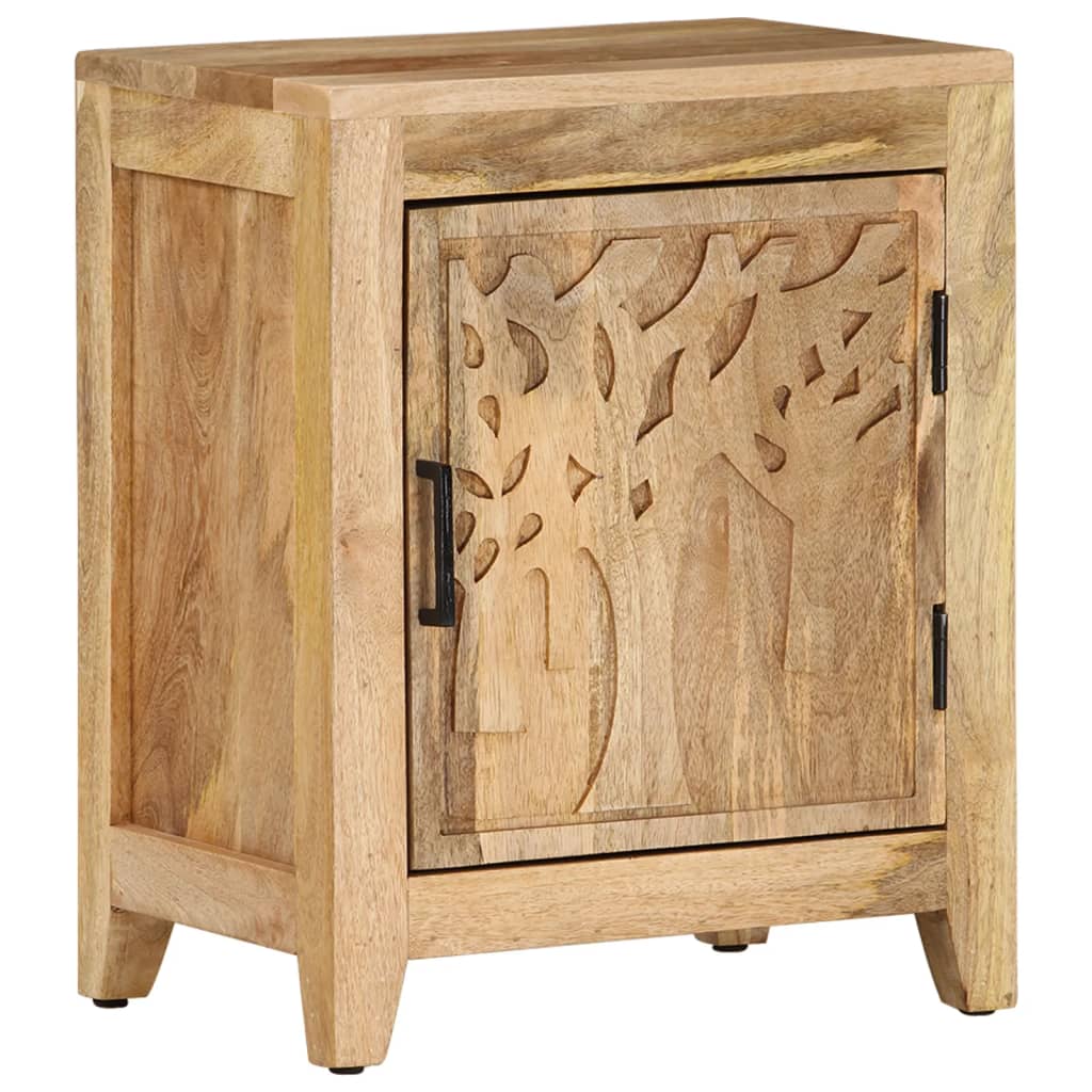 Nattbord 40x30x50 cm heltre mango