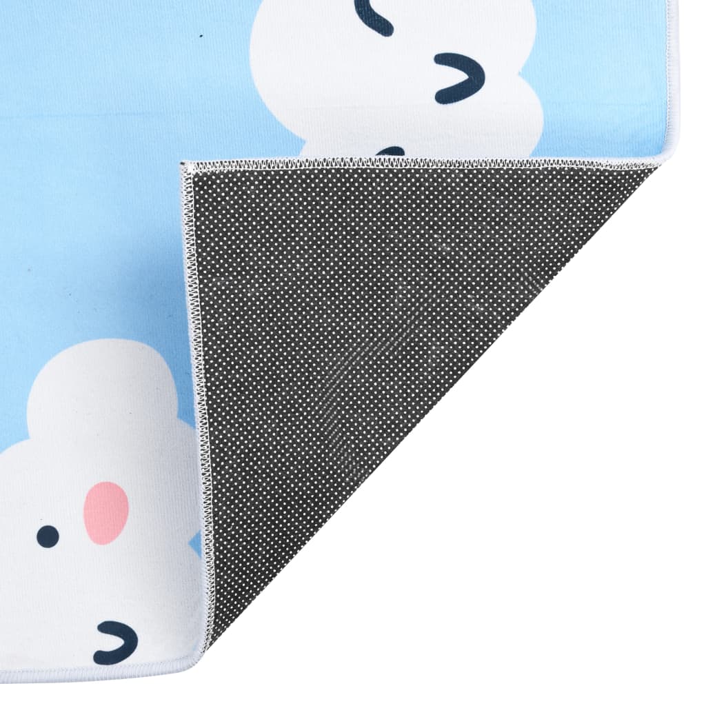 Teppe print flerfarget 160x230 cm stoff