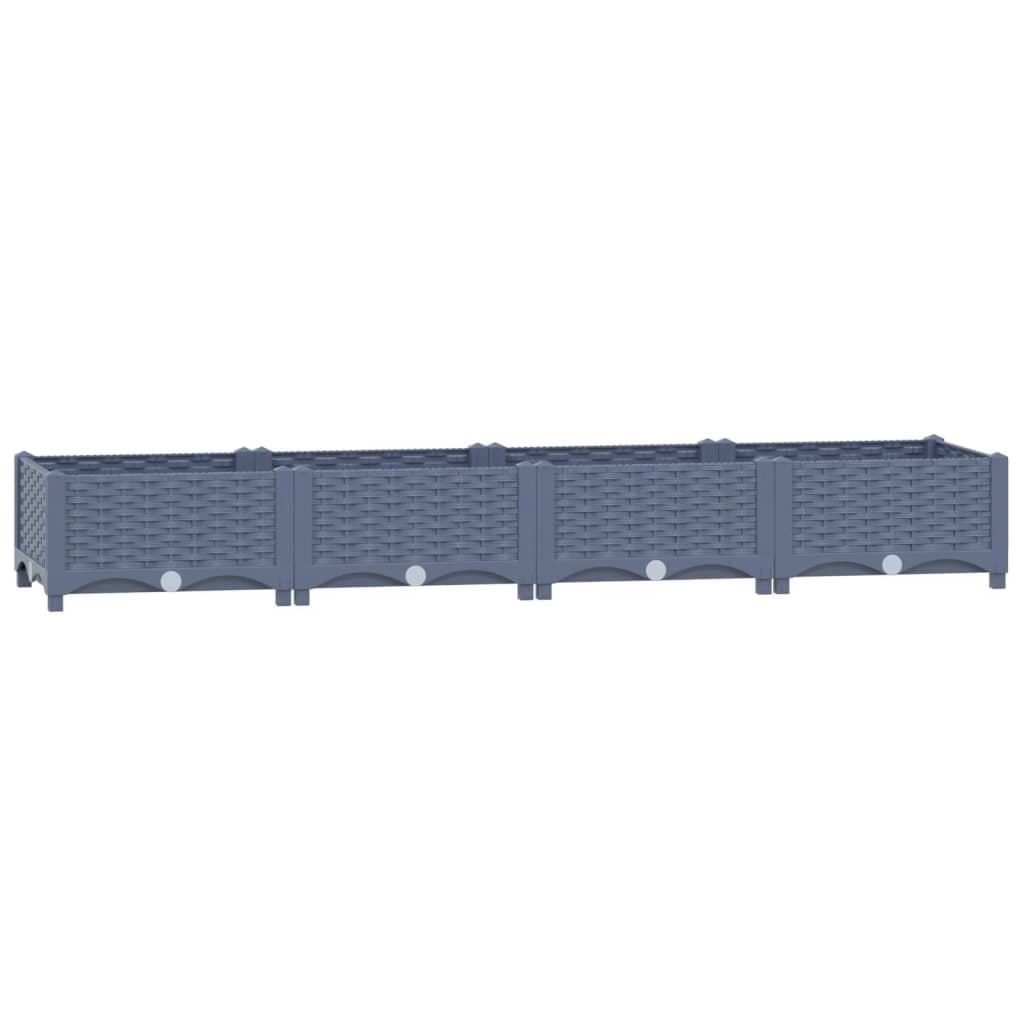 Høybed 160x40x23 cm polypropylen