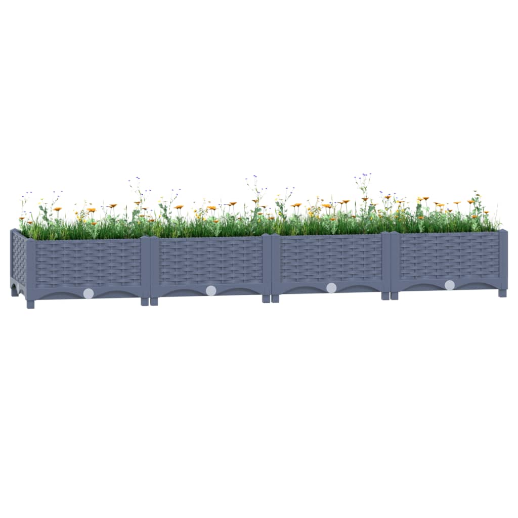 Høybed 160x40x23 cm polypropylen
