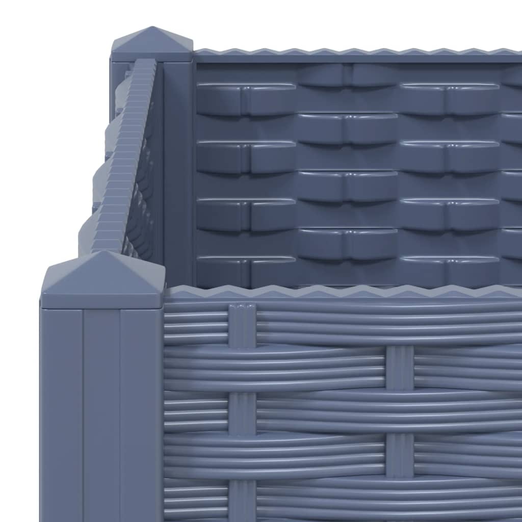 Høybed 120x40x38 cm polypropylen