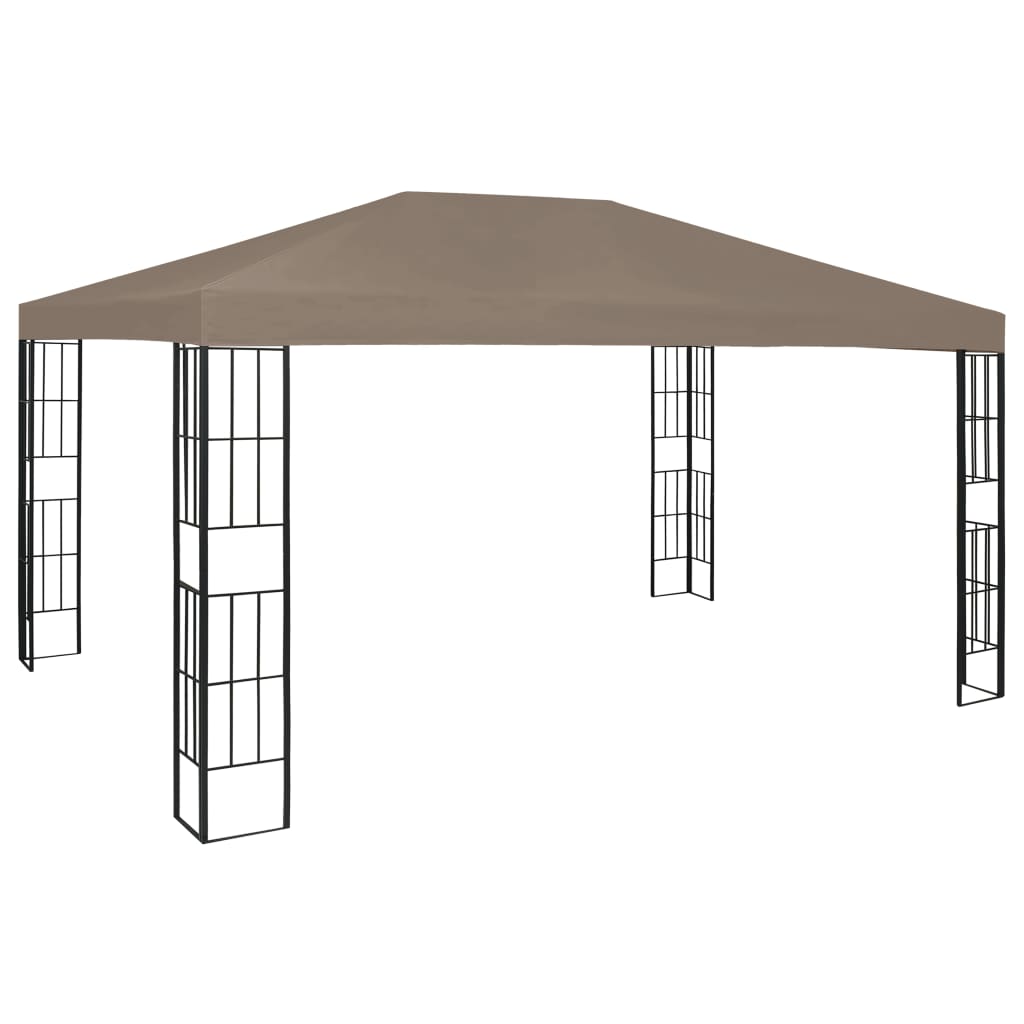 Paviljong 4x3 m gråbrun